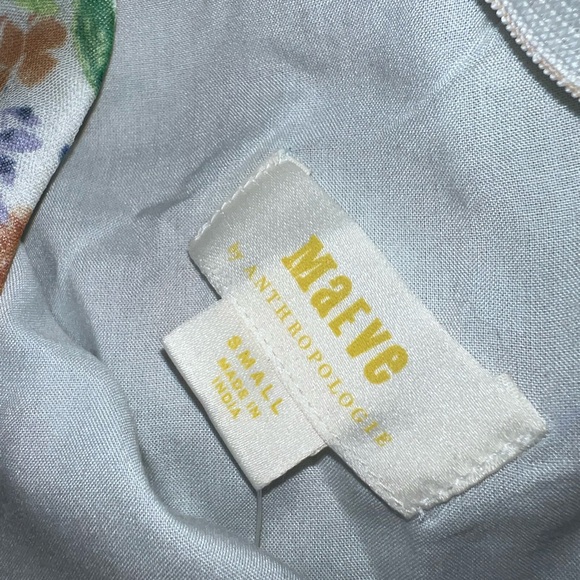 Anthropology Multicolor Floral Embellished Women's Skirt - Picture 8 of 9